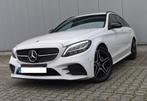 Mercedes benz C220d 4 matic AMG LINE, Auto's, Automaat, 143 kW, Wit, Leder