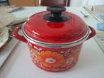 Vintage retro kookpotten diameter 17,5cm, Ophalen of Verzenden, Gebruikt, Kookpan of Snelkookpan