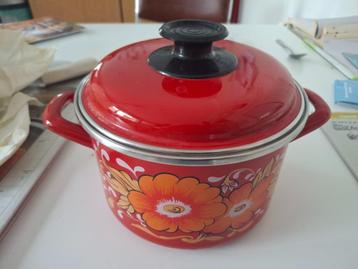 Vintage retro kookpotten diameter 17,5cm beschikbaar voor biedingen