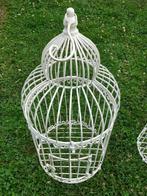 SET DE DEUX CAGES DECORATIVES EN FER FORGE PATINE, Enlèvement ou Envoi, Neuf