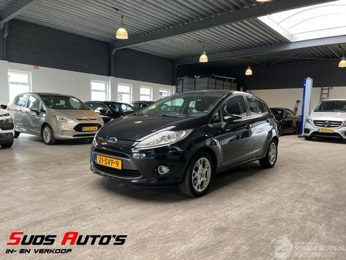 Ford Fiesta 1.25 Titanium NL NAP! (bj 2011), Auto diversen, Ongevalwagen, Handgeschakeld, Benzine, Stadsauto, Zwart