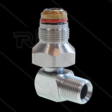 RVS Haakse Swivel BGX 1/2-3/4 inch 400 Bar beschikbaar voor biedingen