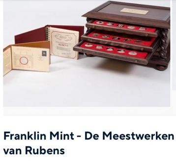 Zilver penningen 100 Meesterwerken van Rubbens beschikbaar voor biedingen
