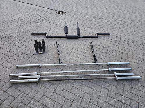 Diverse Atx Olympic bars, houders safety squat womens bar et, Sport en Fitness, Fitnessapparatuur, Gebruikt, Ophalen