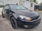 VW GOLF 1.2 TSI CABRIOLET 2013 AIRCO GPS PRIJS 6900 EURO, Euro 5, Zwart, Cabriolet, Zwart