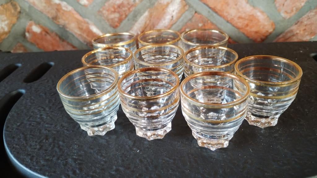 10 jeneverglaasjes 4 cm hoog, Ophalen