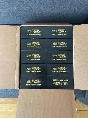 Pokemon Crown Zenith Bulk Case (~1000 kaarten + accessoires) beschikbaar voor biedingen