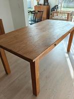 Eiken eettafel, Ophalen, Gebruikt, Eikenhout, 50 tot 100 cm