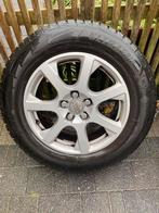 4 originele Audi-velgen met winterbanden 235x65x17, Enlèvement, Pneus hiver, Pneu(s)