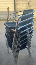 7 stoelen in goede conditie, Tuin en Terras, Tuinstoelen, Ophalen of Verzenden, Gebruikt, Metaal