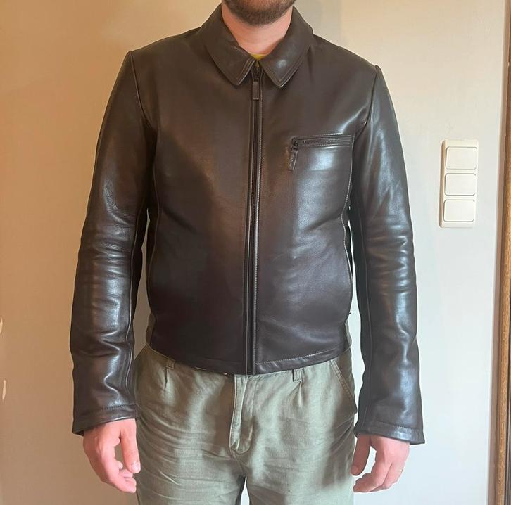 Lederen motorjas M/L nieuw, Motoren, Kleding | Motorkleding, Jas | leer, Heren, Nieuw zonder kaartje, Ophalen of Verzenden