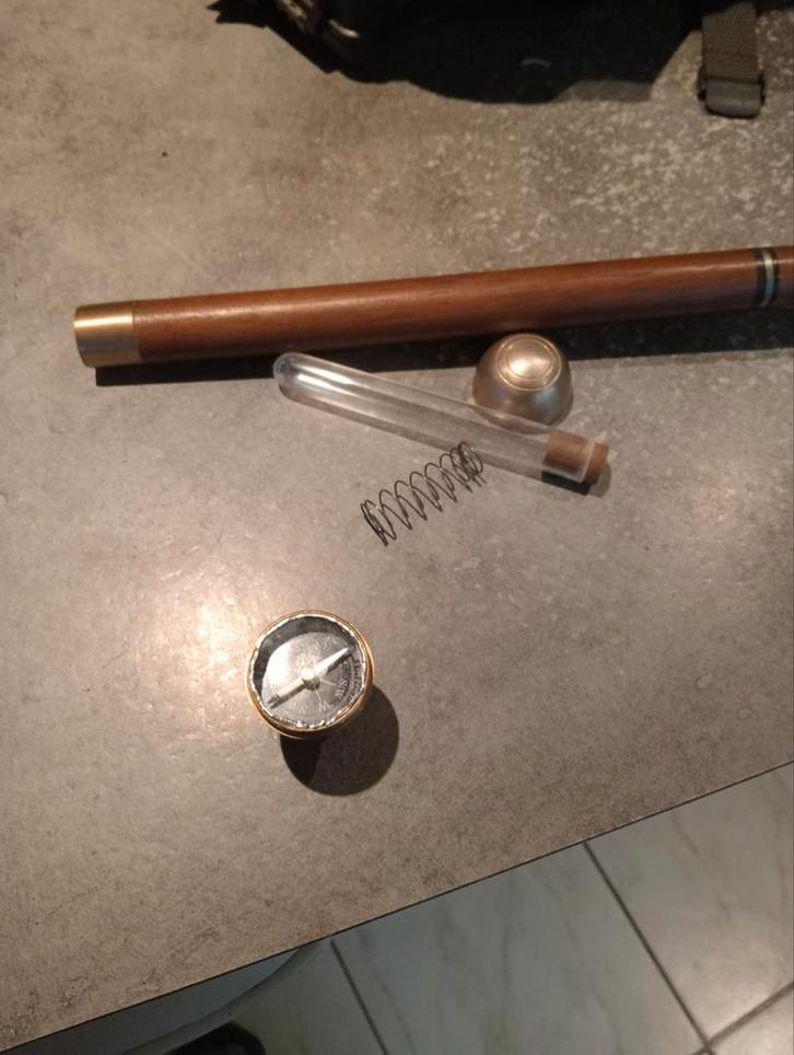 Canne boussole+ fiole ( Marin), Divers, Bâtons de marche