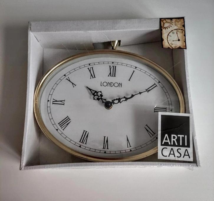 Nieuwe Vintage Wandklok, Huis en Inrichting, Woonaccessoires | Klokken, Nieuw, Wandklok, Ophalen of Verzenden