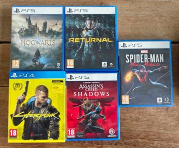 Jeux PS5 variés, Enlèvement, Comme neuf