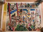 Luchthaven van het stripverhaal,60 stripfiguren poster, Ophalen of Verzenden, Zo goed als nieuw