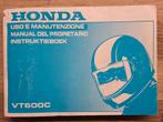 Originele Honda VT600C Instructieboek (NL/IT/ES), Motoren, Verzenden, Honda