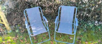 Lot de deux chaises pliantes  beschikbaar voor biedingen