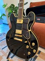 Epiphone Sheraton Pro II Ebony + case, Ophalen, Zo goed als nieuw, Epiphone