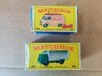 Lot de 2 pièces de collection Matchbox Series (n°44, 62), Matchbox, Utilisé, Enlèvement ou Envoi, Bus ou Camion