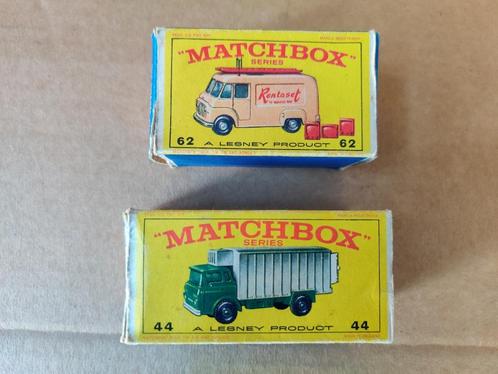Lot de 2 pièces de collection Matchbox Series (n°44, 62), Hobby & Loisirs créatifs, Voitures miniatures | 1:87, Utilisé, Bus ou Camion