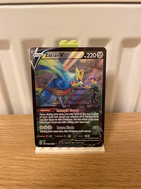 Zacian V TG21/TG30 - Pokemon Kaart, Hobby en Vrije tijd, Verzamelkaartspellen | Pokémon, Nieuw, Losse kaart, Foil, Ophalen of Verzenden