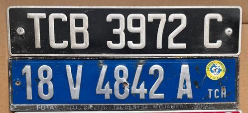 Nummerplaat CHAD TSJAAD plaque immatriculation, special, Verzamelen, Overige Verzamelen, Gebruikt, Ophalen of Verzenden