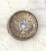 Munt Verenigde Staten 1/2 Dollar, Barber Half Dollar, Postzegels en Munten, Ophalen of Verzenden, Noord-Amerika, Losse munt, Zilver