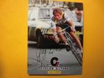 wielerkaart 1982 team renault greg lemond signe, Comme neuf, Envoi
