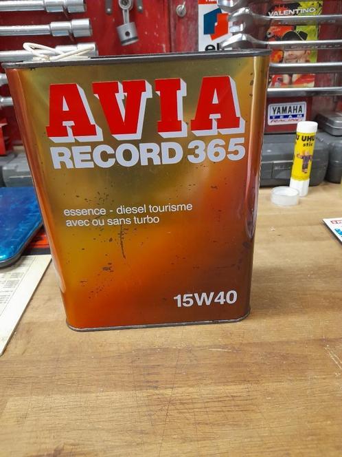 oude lege oliekan Avia Record 365 15w40, Verzamelen, Merken en Reclamevoorwerpen, Gebruikt, Overige typen, Verzenden
