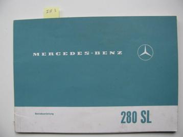 IB3 Mercedes Benz 280 SL W113 instructieboekje 1970 beschikbaar voor biedingen