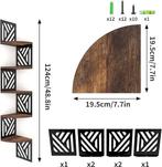 Étagère d'angle en bois à cinq niveaux | LIVRAISON GRATUITE, Maison & Meubles, Neuf, -, -, VASEMOUH