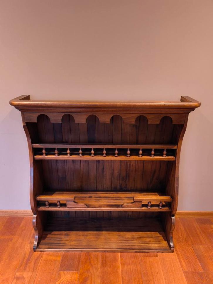 Étagère murale en bois massif (style rustique), Antiek en Kunst, Antiek | Woonaccessoires, Ophalen