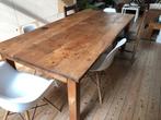 Robuuste teakhouten leeftafel, Huis en Inrichting, 200 cm of meer, 100 tot 150 cm, Robuust, Teakhout