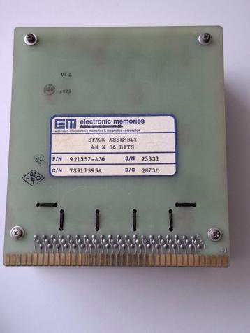 Geheugenmodule 4K x 36 Bits beschikbaar voor biedingen