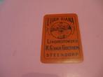 Oude speelkaart Likeurstokerij Van Goethem , Steendorp (14), Verzamelen, Ophalen of Verzenden, Zo goed als nieuw, Speelkaart(en)