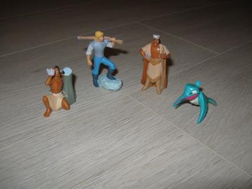 Lot de 4 figurines Pocahontas (années 90)
