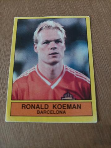Panini eredivisie 90 nr 336 Ronald Koeman Barcelona  beschikbaar voor biedingen
