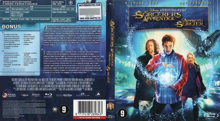 the sorcerer’s apprentice (blu-ray) nieuw, Cd's en Dvd's, Blu-ray, Zo goed als nieuw, Avontuur, Ophalen of Verzenden