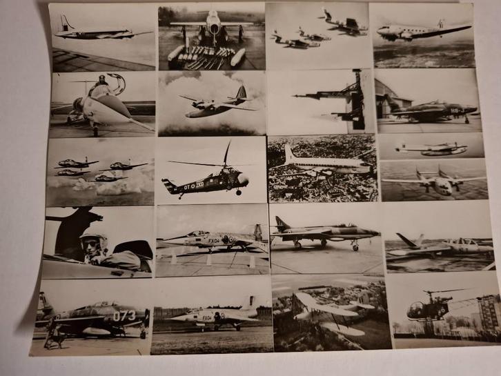 Belgische Luchtmacht - nostalgie, Verzamelen, Luchtvaart en Vliegtuigspotten, Gebruikt, Kaart, Foto of Prent, Ophalen of Verzenden