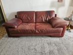Natuzzi-bank, Huis en Inrichting, Ophalen, Gebruikt, Tweepersoons, Rechte bank