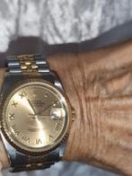 Montre Rolex datejust 36mm or/acier de 2001, révisée, Bijoux, Sacs & Beauté, Enlèvement ou Envoi, Or, Or, Rolex