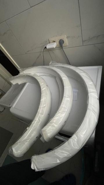 3 Mudgards / Gardes-boue alu white beschikbaar voor biedingen