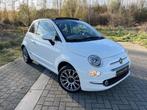 FIAT 500C CABRIO STAR 1.2i AUTOMAAT NAVI CARPLAY GARANTIE, Auto's, 4 zetels, 4 cilinders, Cabriolet, Leder en Stof