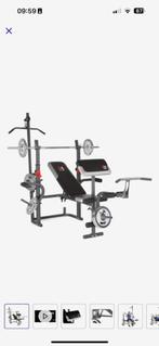 Hammer Dumbbell bench Bermuda XT Pro, black/red/silver, 180, Sports & Fitness, Haltère, Jambes, Neuf