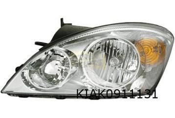 Kia Cee'd koplamp Links (halogeen/chrome) (-9/09) Origineel!