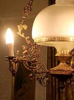 Antieke kroonluchter Lampe Belge, Antiek en Kunst, Antiek | Verlichting, Ophalen