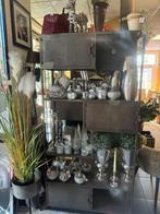 PTMD Metalen bruine open kast croco print in reliëf op deur, Enlèvement, Neuf