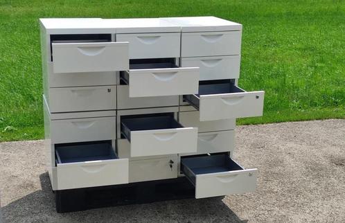 6 stalen ladeblokken ideaal voor werkbank, Huis en Inrichting, Kasten | Roldeurkasten en Archiefkasten, Gebruikt, Ophalen