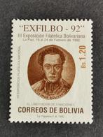 Bolivie 1992 - Simon Bolivar, Affranchi, Amérique du Sud, Enlèvement ou Envoi