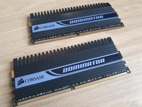 RAM corsair dominator xms2-8500 2 x 2GB, Informatique & Logiciels, Mémoire RAM, Utilisé, Desktop, Enlèvement ou Envoi